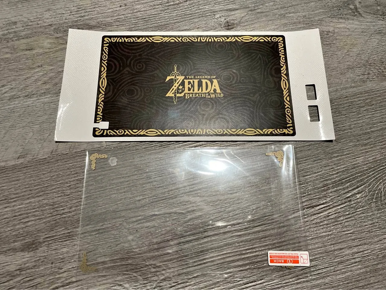 Zelda switch screen protector & dock sticker! thumbnail