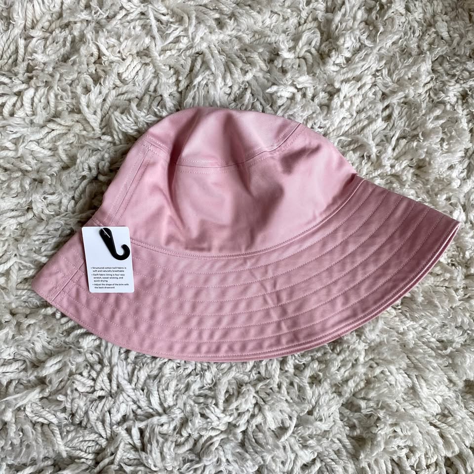 NWT Lululemon Cotton Twill Wide-Brim Hat - Pink Haze, Size M/L - photo 5