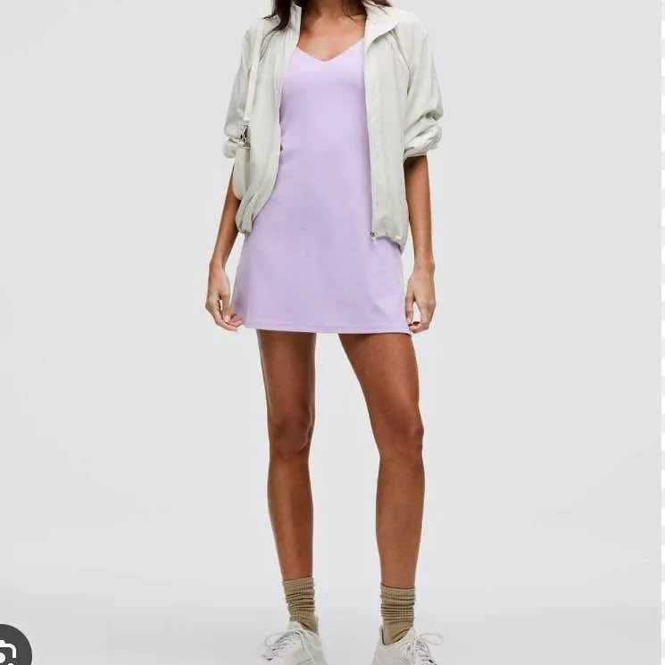 NWT Lululemon Align Dress - Size 4, Lavender Frost thumbnail