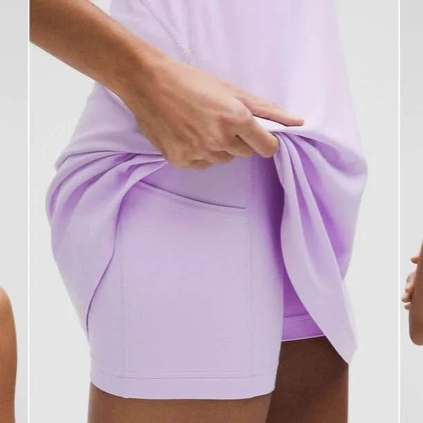 NWT Lululemon Align Dress - Size 4, Lavender Frost image indicator(3)