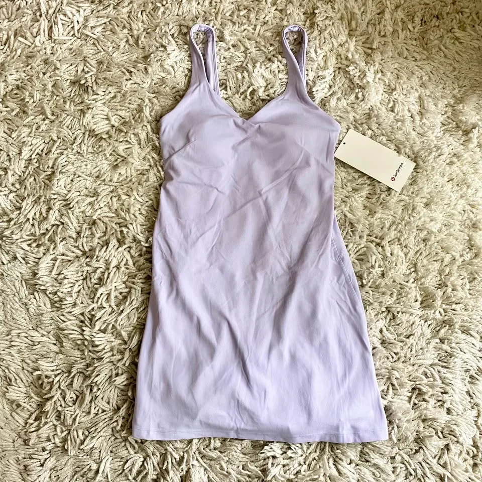NWT Lululemon Align Dress - Size 4, Lavender Frost image indicator(5)