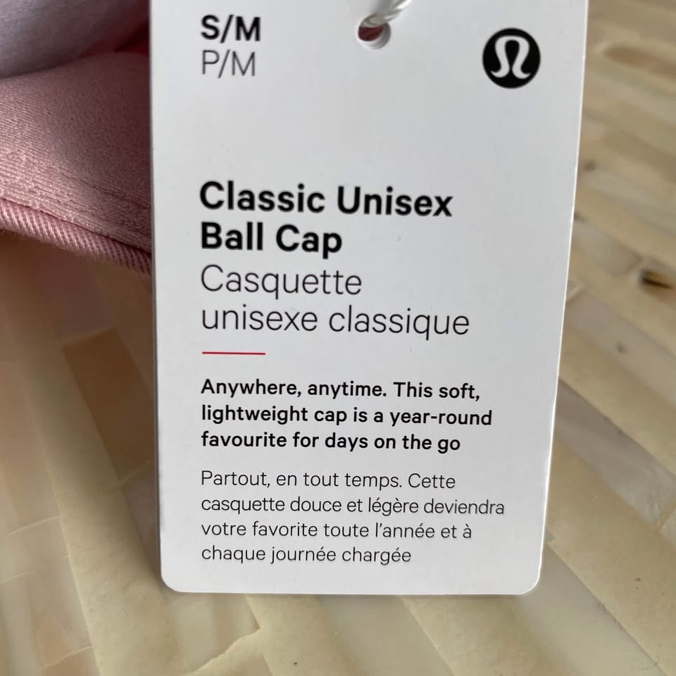 NWT Lululemon Classic Unisex Ball Cap - Pink Haze - photo 3