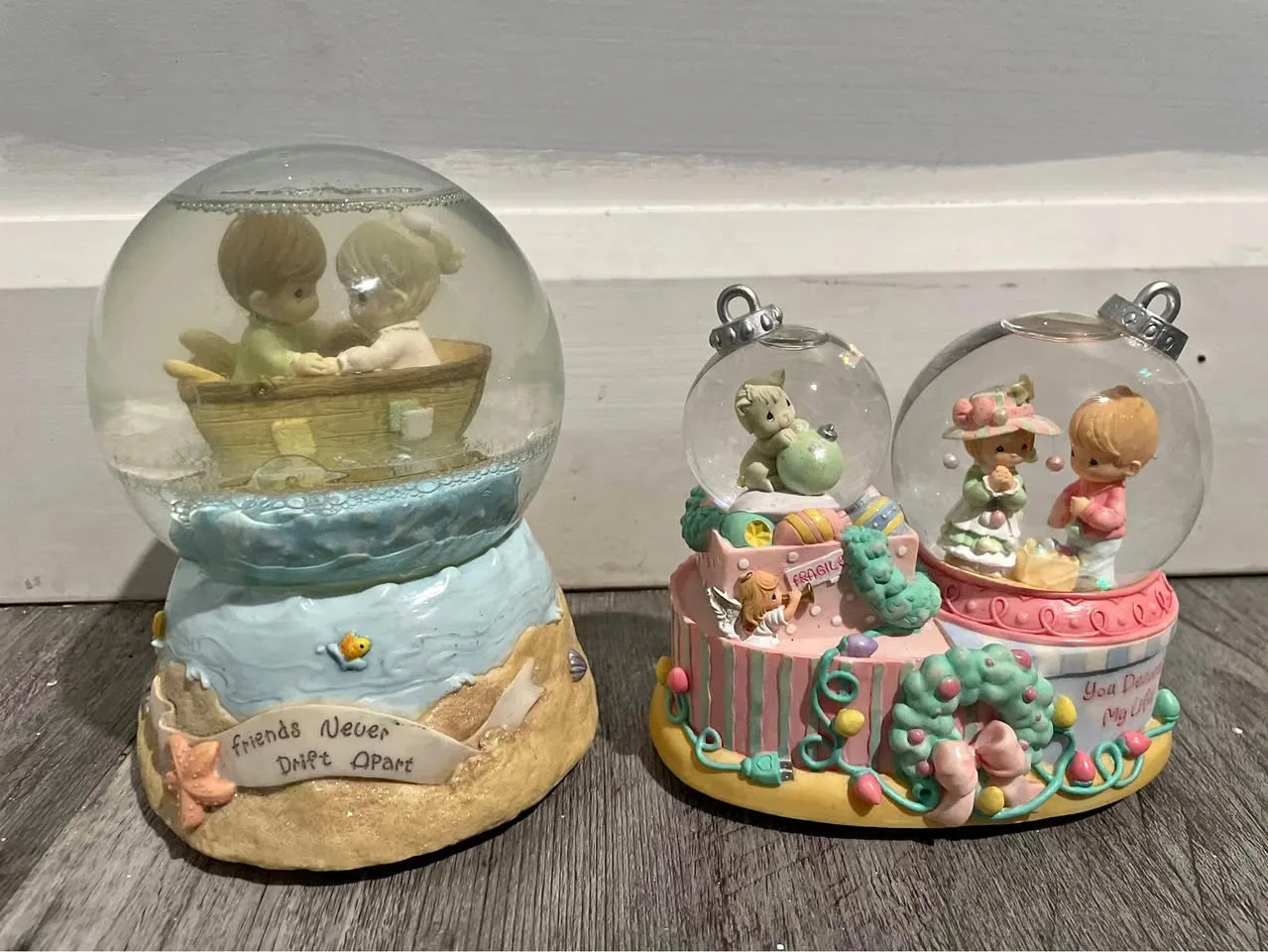 Precious moments musical snowglobes! thumbnail