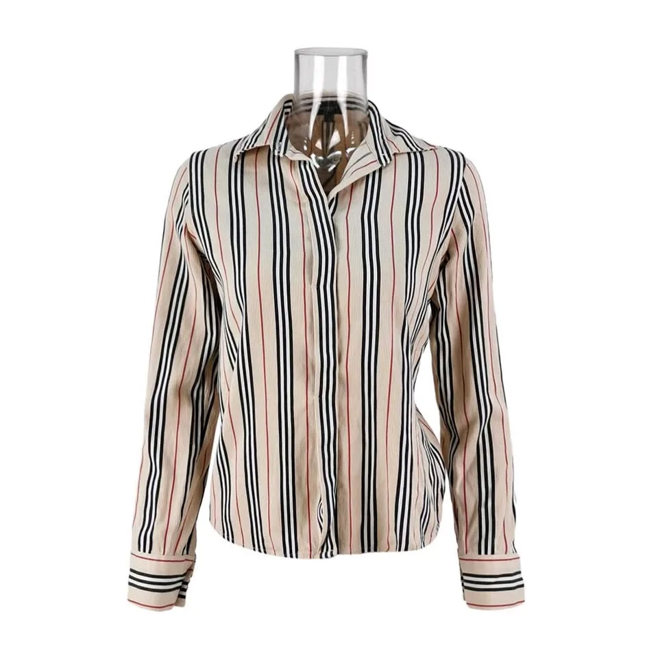 Burberry 100% Cotton Striped Shirt thumbnail