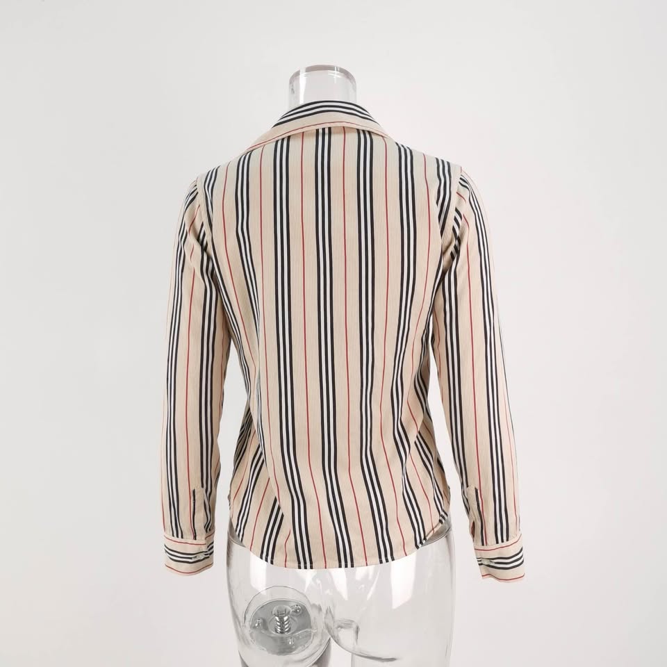 Burberry 100% Cotton Striped Shirt - photo 2