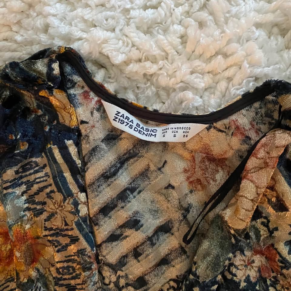 Zara Long-Sleeve Dress - Size S - photo 3