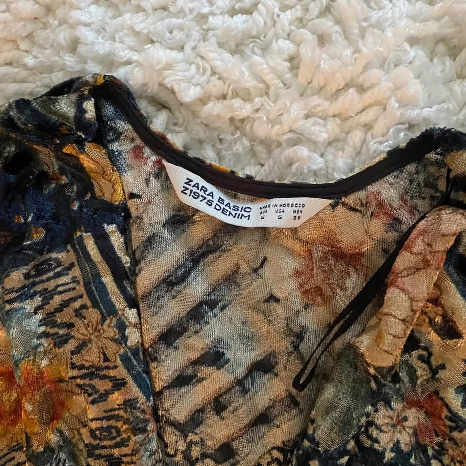 Zara Long-Sleeve Dress - Size S image indicator(3)