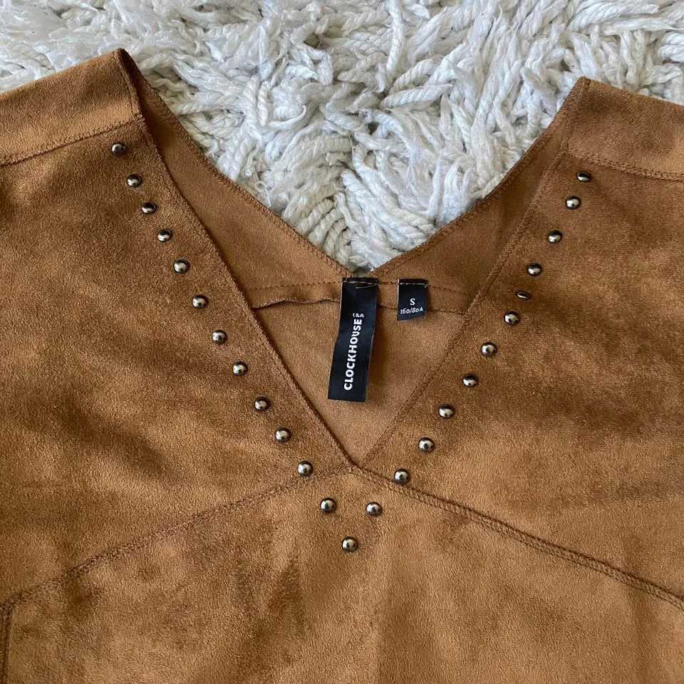 C&A Long Sleeve Fringe Dress - Size S image indicator(9)