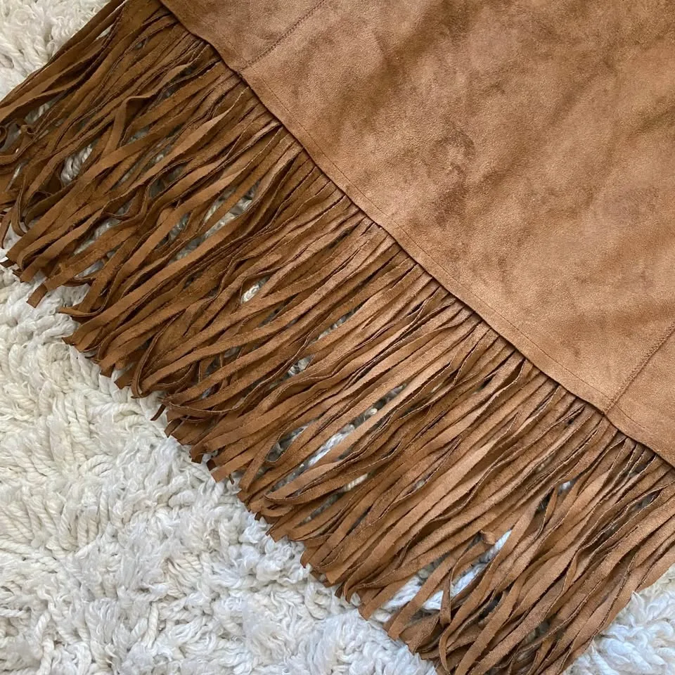 C&A Long Sleeve Fringe Dress - Size S image indicator(10)