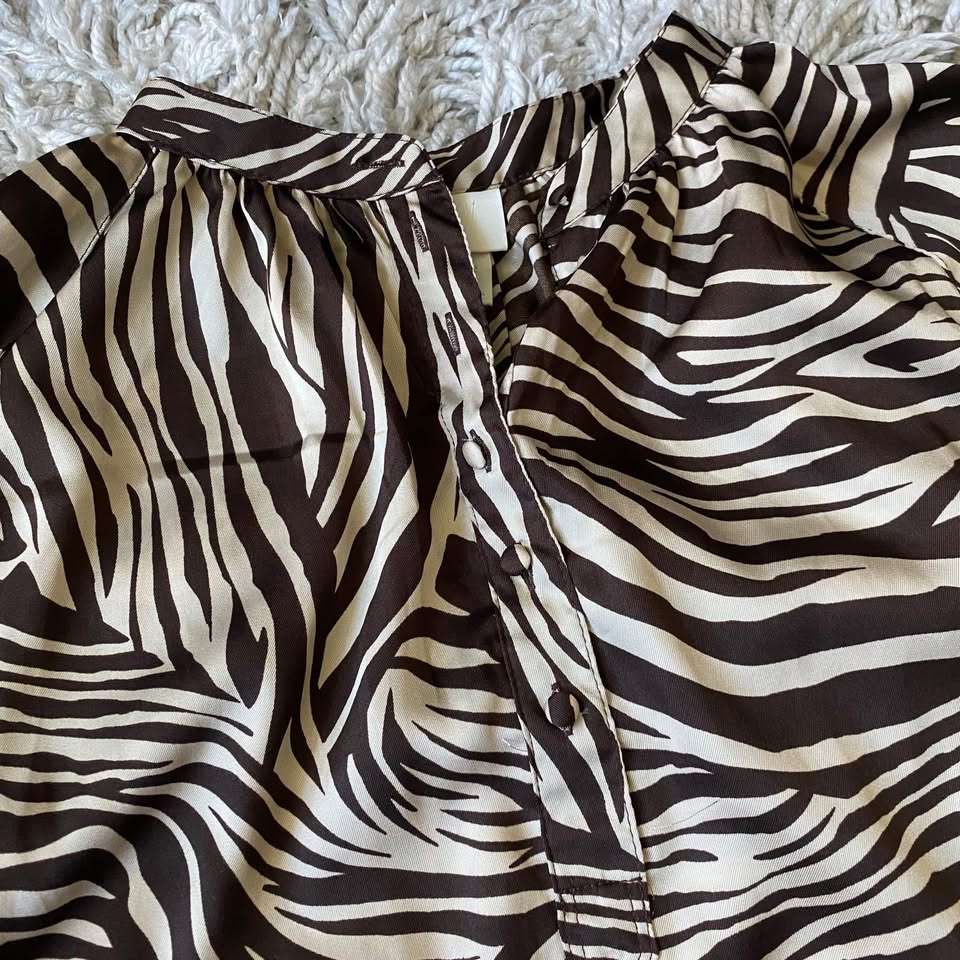 H&M Zebra Pattern Long Sleeve Dress - photo 4