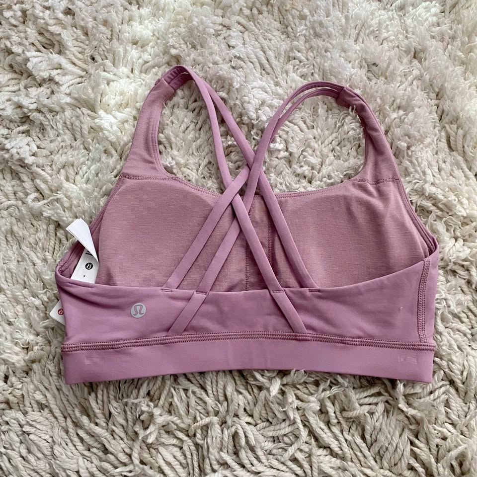 NWT Lululemon Energy Bra - Size 6, Rose blush - photo 4