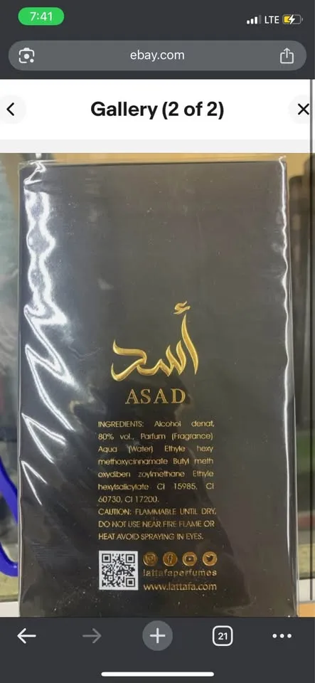 Lattafa Asad Eau de Parfum spray image indicator(2)