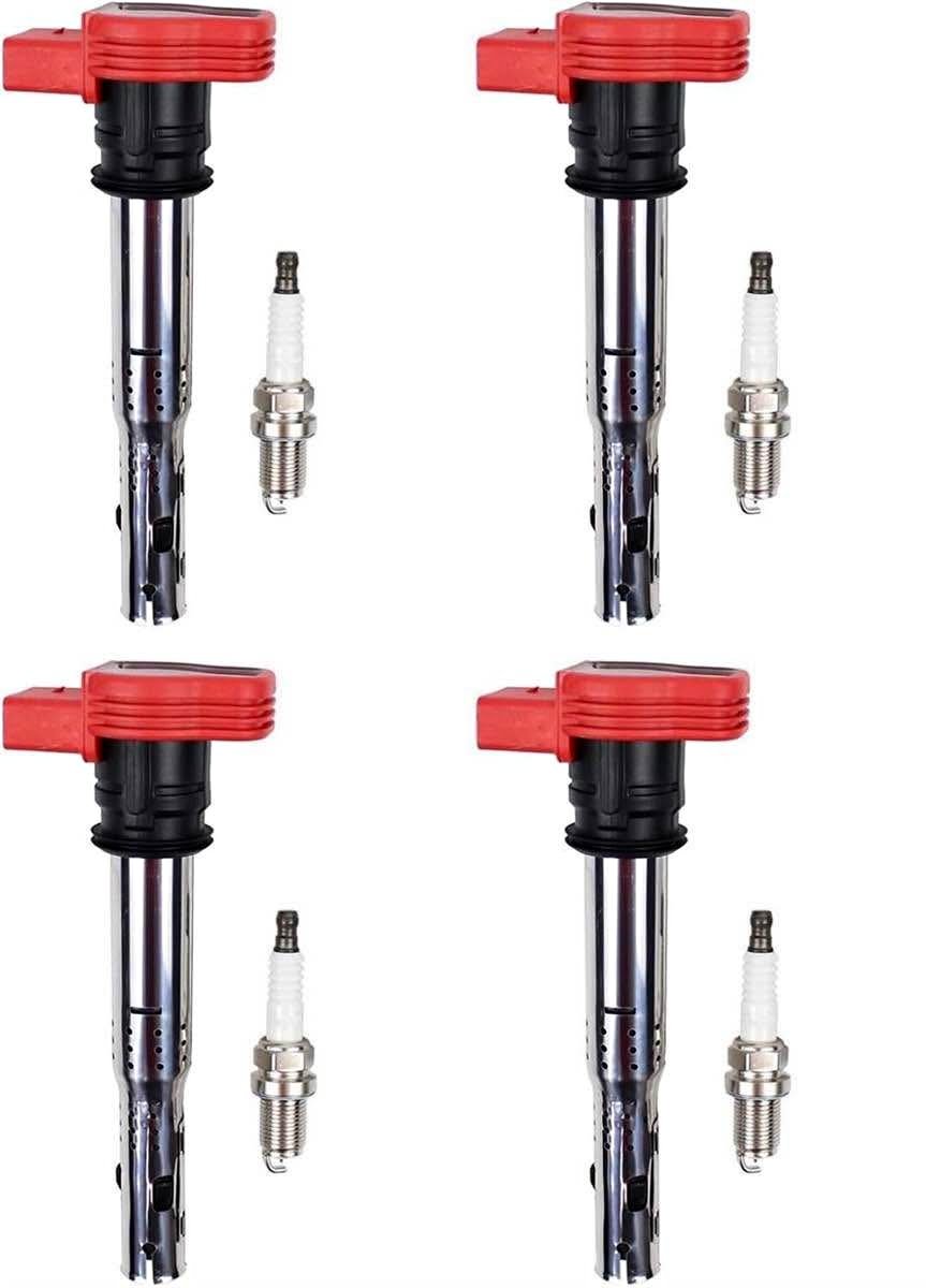 ApplianPar Ignition Coil and Spark Plug for Audi