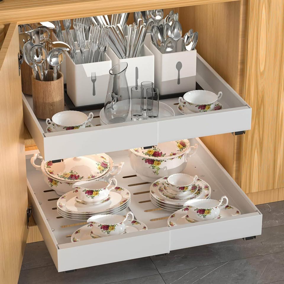 DEKAVA Pull Out Cabinet Organizer Expandable 2 pack - photo 2