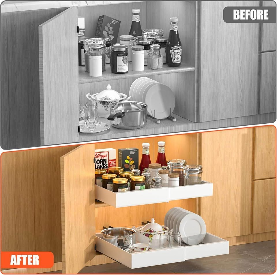 DEKAVA Pull Out Cabinet Organizer Expandable 2 pack - photo 3