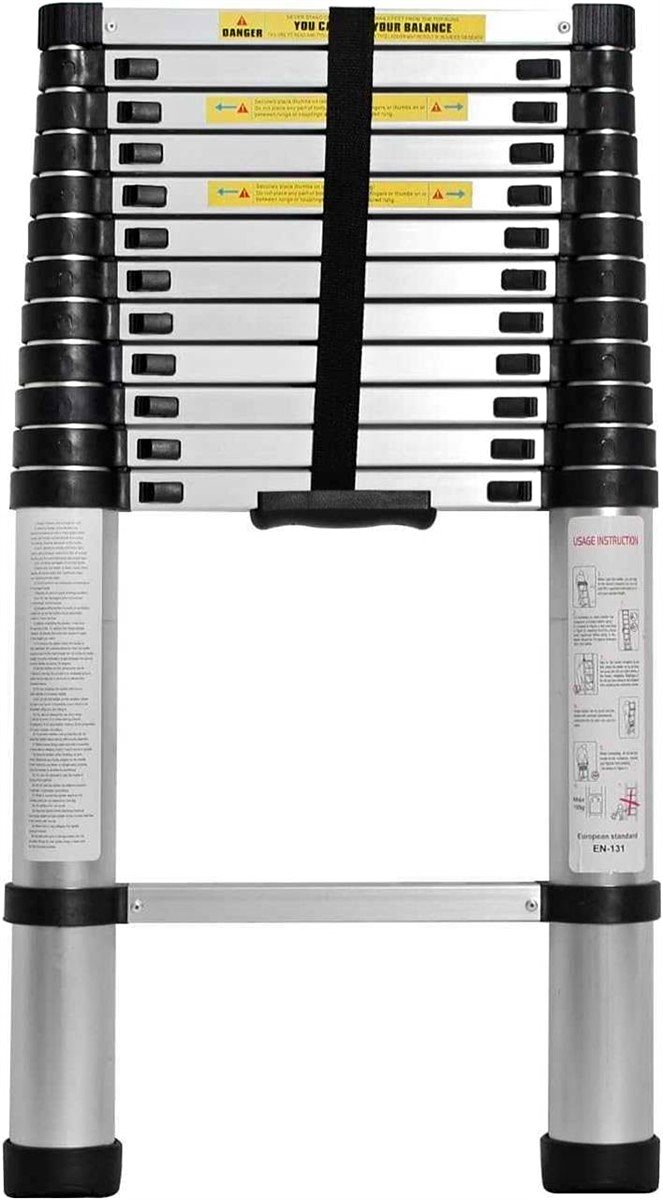 11 STEPS- Aluminum Telescopic Extendable Ladder