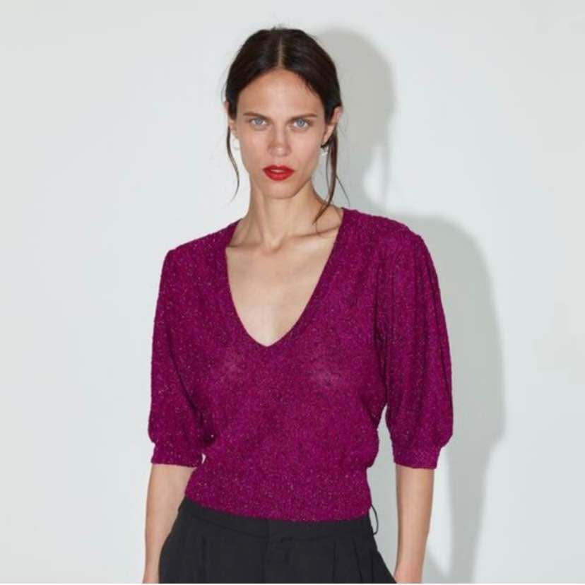 Zara Sparkling Top Size S