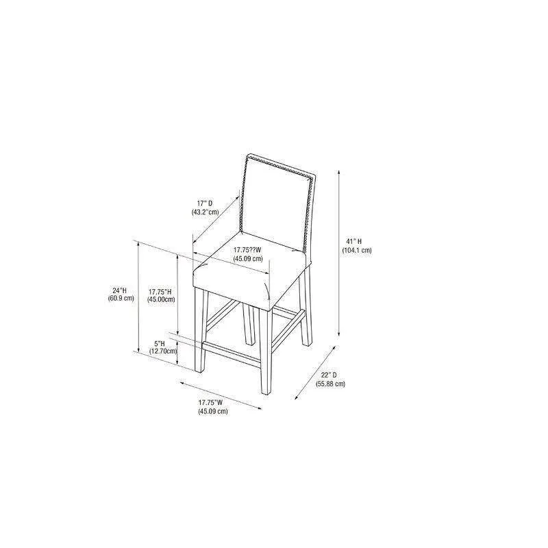 Bar & Counter Stool - 24”Brand New in Box! image indicator(2)