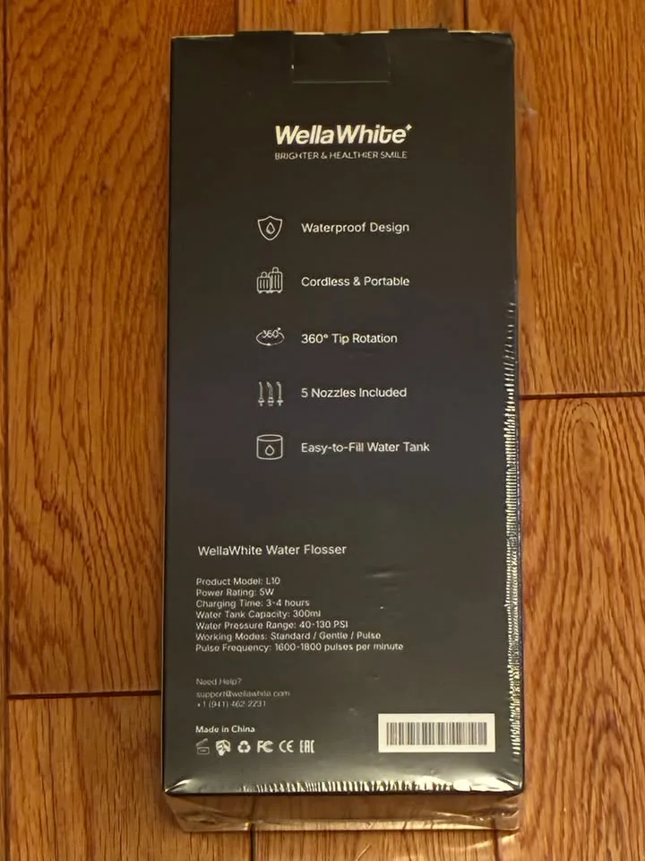 WellaWhite Water Flosser, Remove up to 10X more plaque image indicator(2)