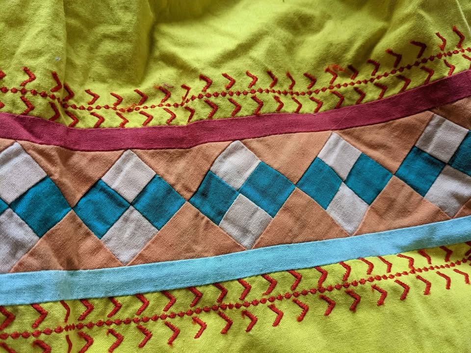 Leifsdottir Embroidered / Patchwork Dress - photo 3