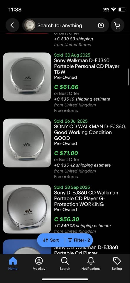 Sony Walkman CD player! ( Tested! ) - photo 4