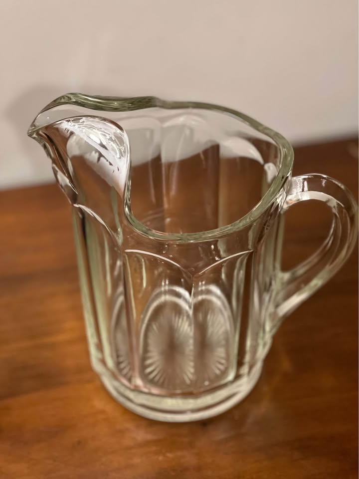 Vintage Clear Glass Pitcher - photo 2