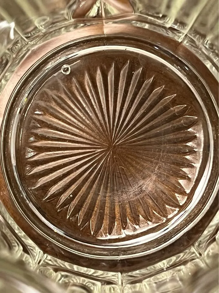 Vintage Clear Glass Pitcher image indicator(5)