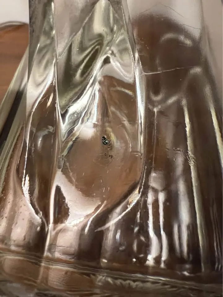 Vintage Clear Glass Pitcher image indicator(6)