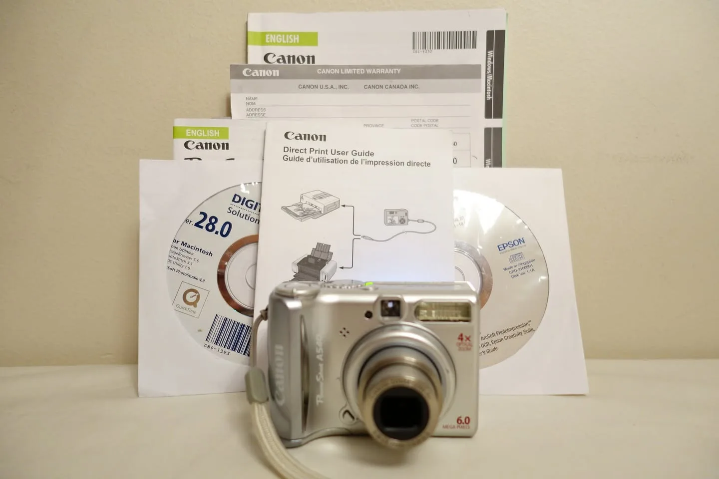 Canon A540 Digital Camera (PLEASE READ DESCRIPTION) thumbnail