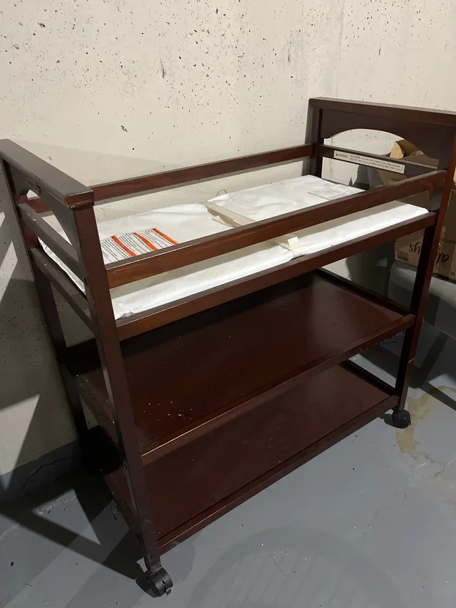 Wooden Changing Table
