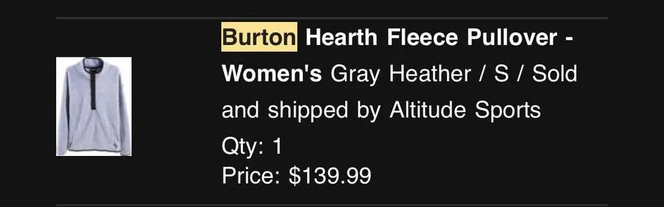 Burton Hearth Fleece Pullover - Women's Gray Heather / S image indicator(3)