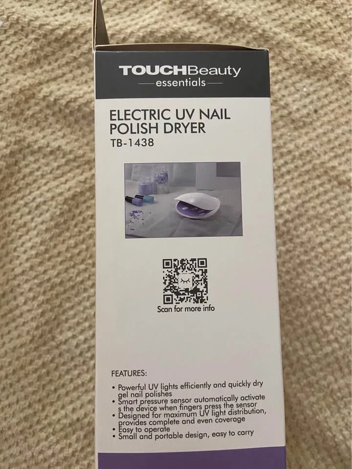 UV Nail Polish Dryer, by Touch Beauty. *New in Box! image indicator(2)