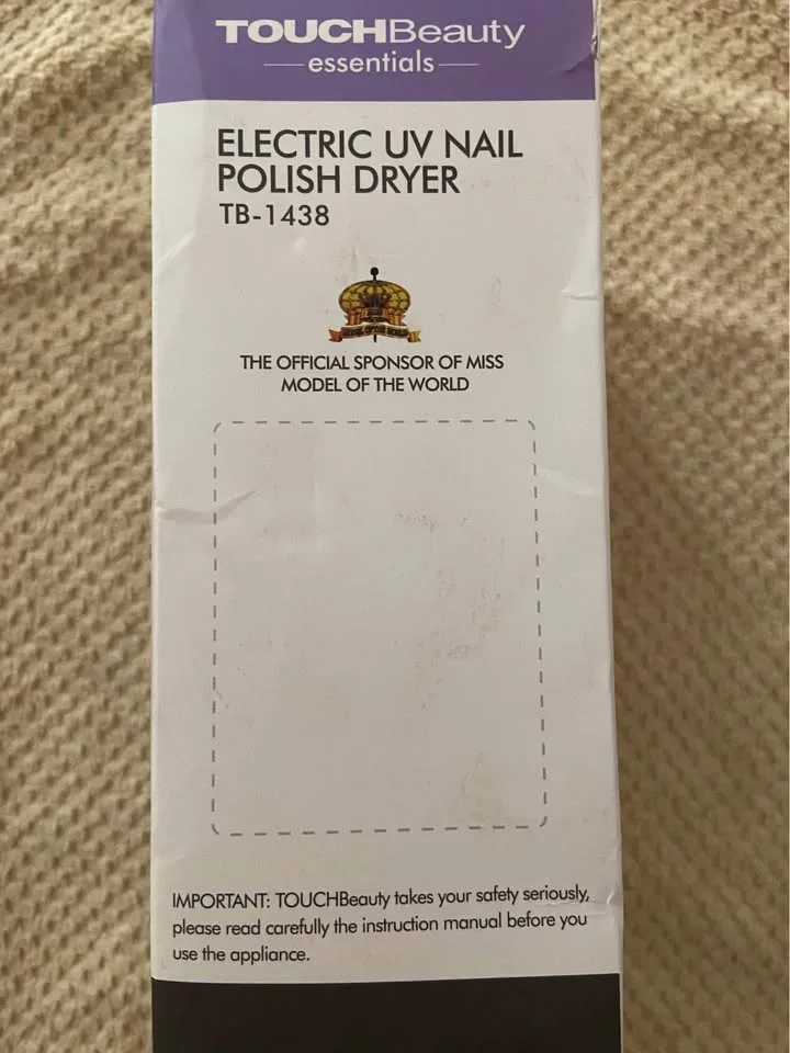 UV Nail Polish Dryer, by Touch Beauty. *New in Box! image indicator(5)