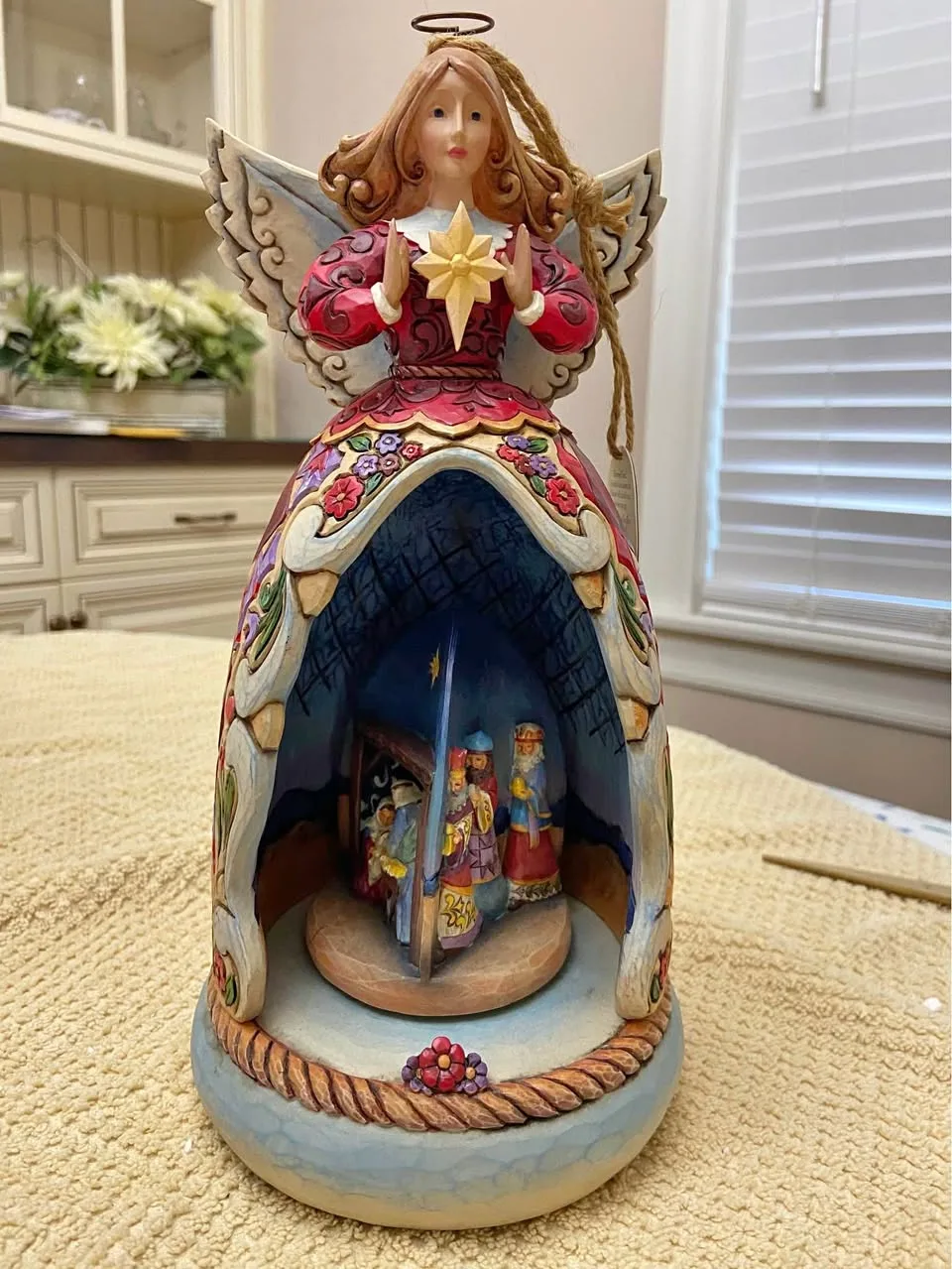 Jim Shore “The Child of Mary” Musical Angel, in Box thumbnail