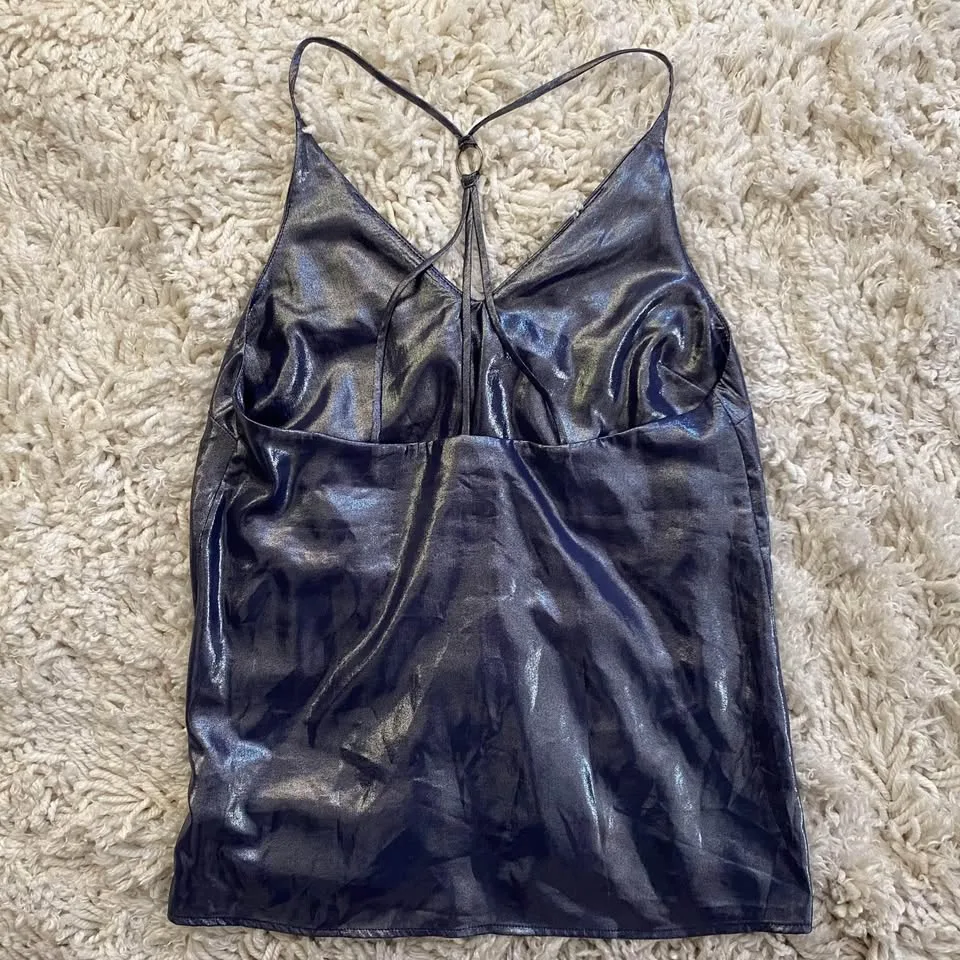 Topshop Sparkly Top Size 2 image indicator(2)