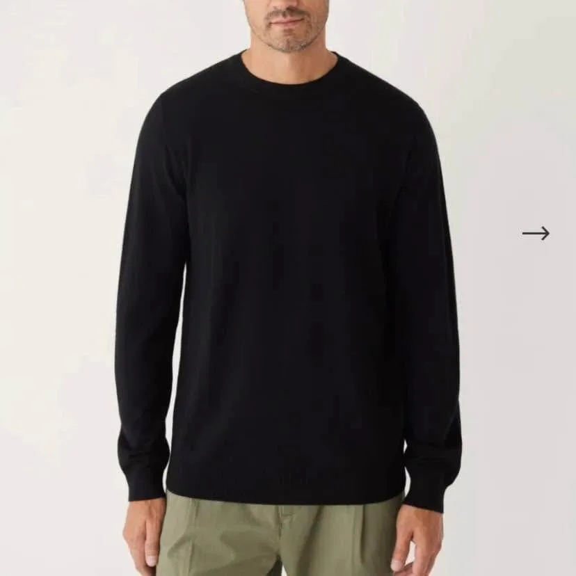NWT Frank and Oak Merino Wool Crewneck Sweater image indicator(2)