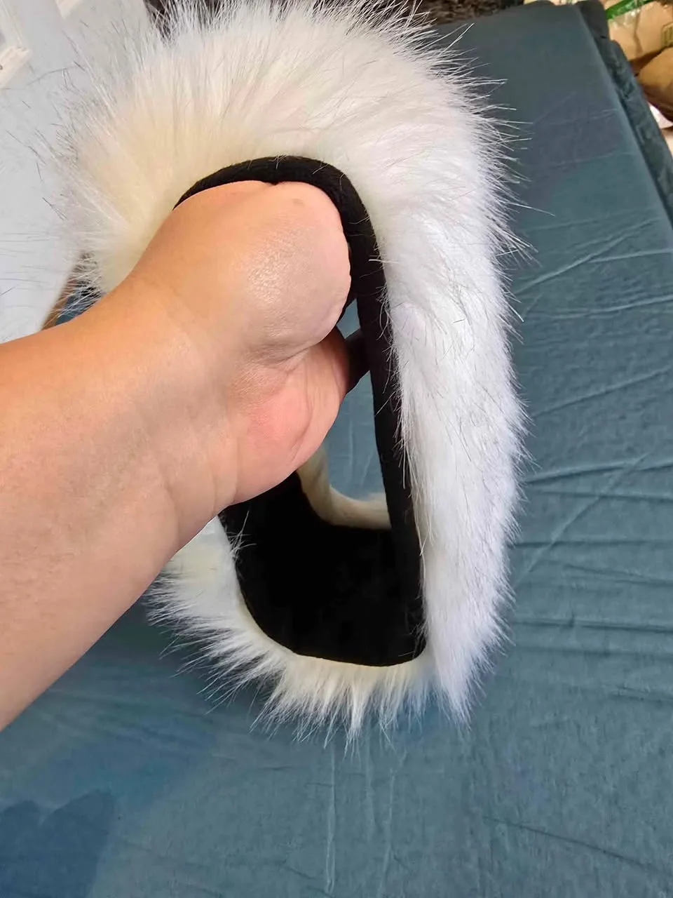 🎃 Halloween-. Brand New Faux Fur Collar / Scarf by Soul Young thumbnail