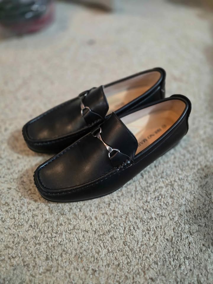Bruno Marc 8.5 Men’s Loafers (Black Dress Shoes) - photo 2