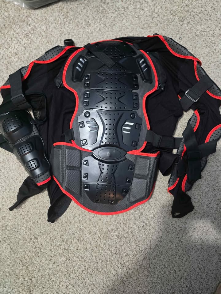 🎃 Halloween Brand New XL Motorcycle / Dirt Bike Armor Jacket - photo 3