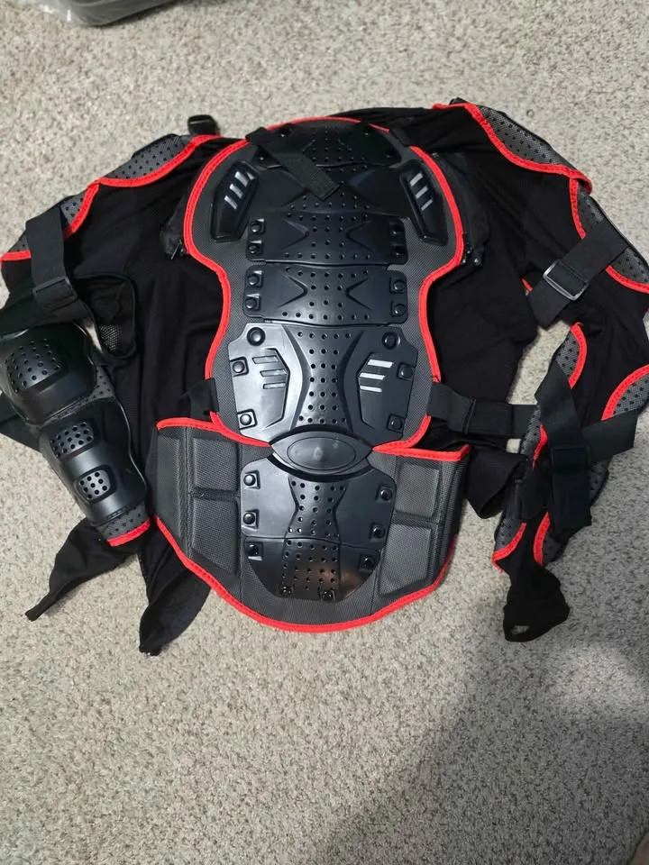 🎃 Halloween Brand New XL Motorcycle / Dirt Bike Armor Jacket image indicator(3)