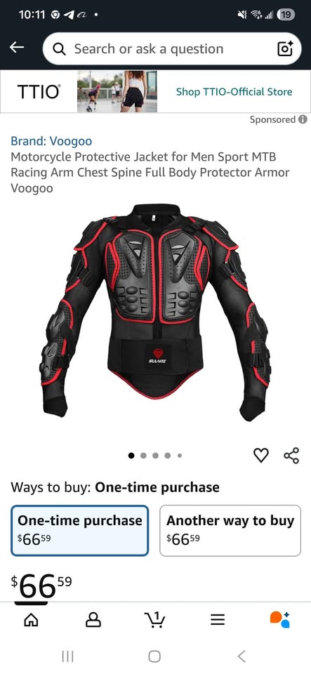 🎃 Halloween Brand New XL Motorcycle / Dirt Bike Armor Jacket - photo 5