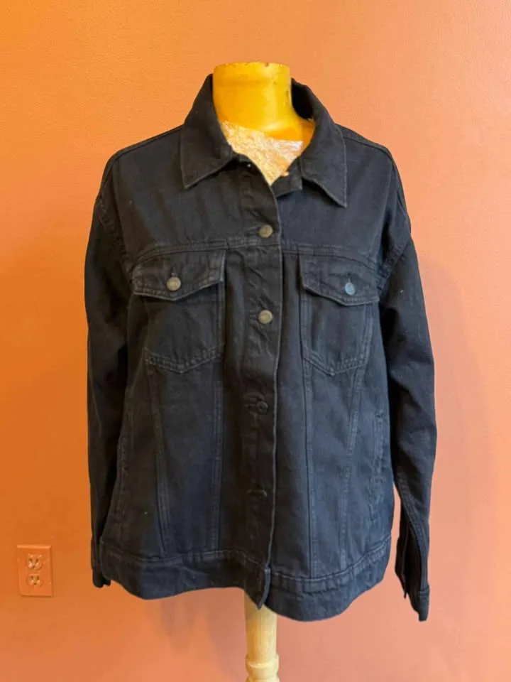 Brand New Size XXL Old Navy Black Denim Jacket image indicator(3)