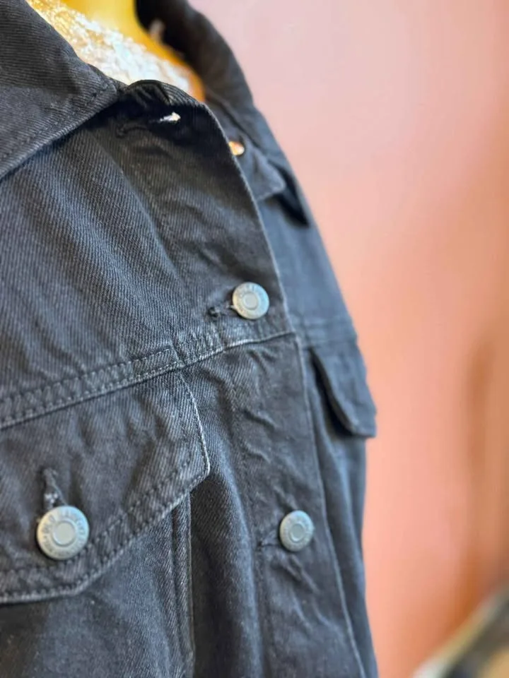 Brand New Size XXL Old Navy Black Denim Jacket image indicator(5)