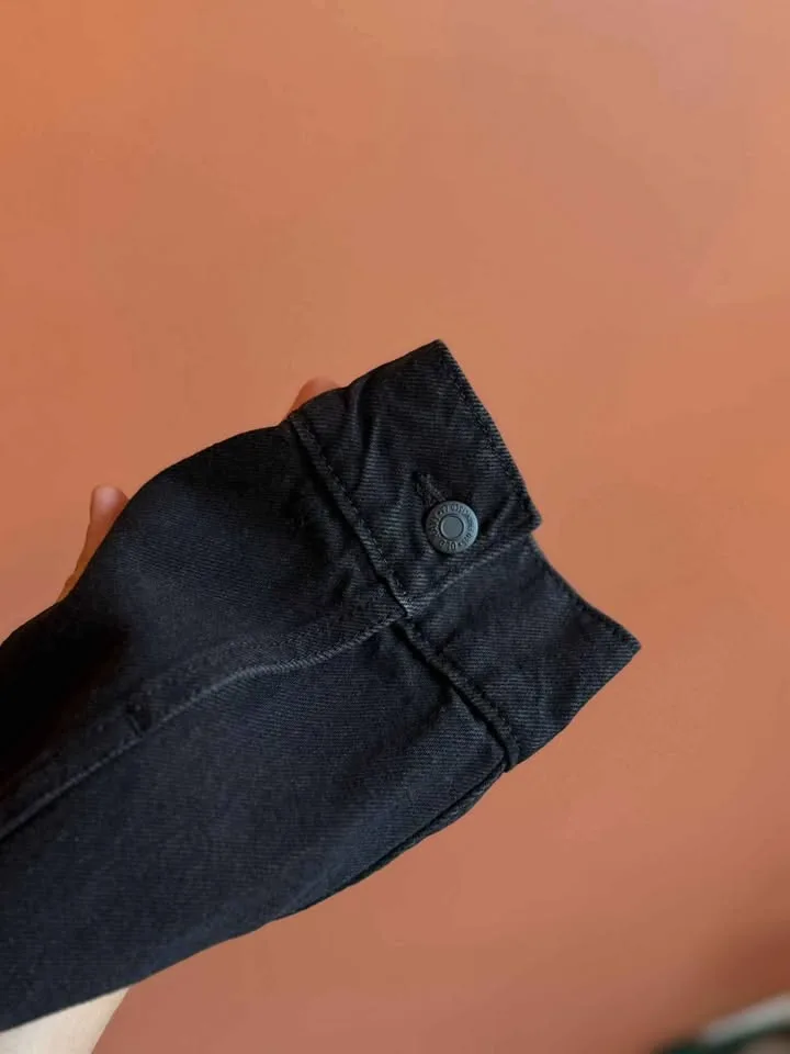 Brand New Size XXL Old Navy Black Denim Jacket image indicator(6)