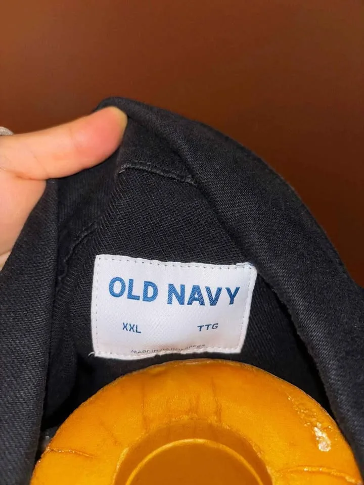 Brand New Size XXL Old Navy Black Denim Jacket image indicator(7)