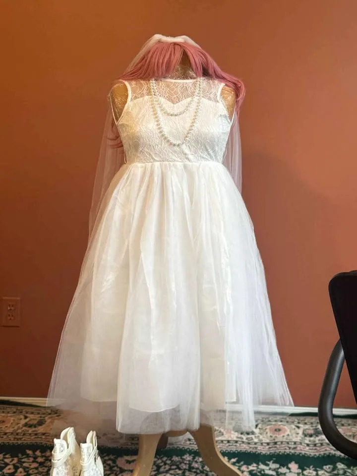 🎃 Halloween Bride Costume Bundle (Size US 12 / S–M) image indicator(2)