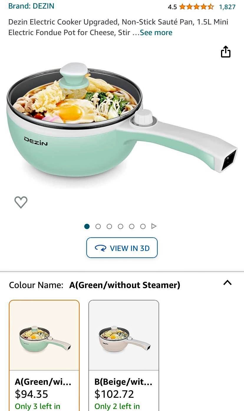 Electronic cooker/mini hot pot