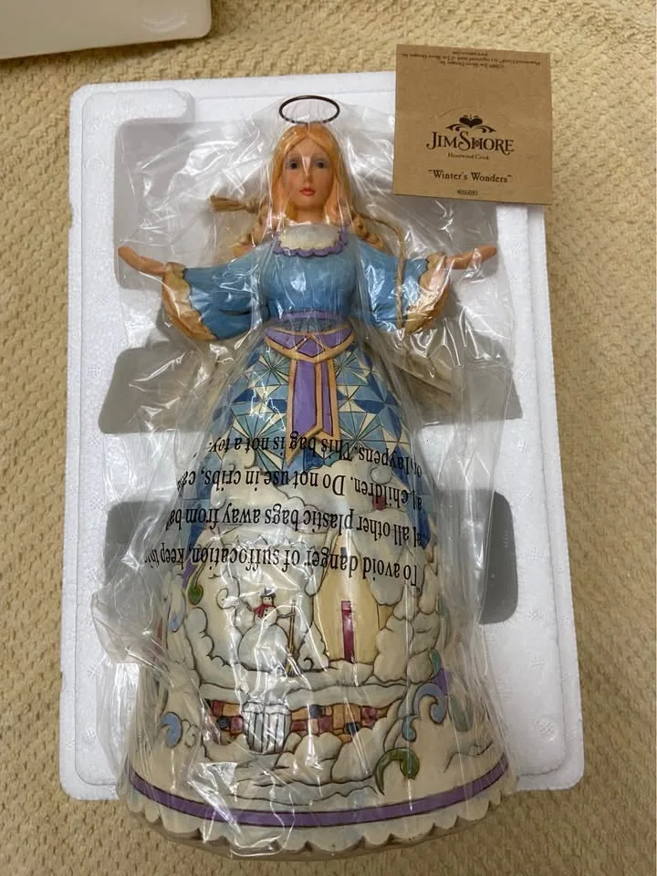 Jim Shore “Winter’s Wonder” Angel, in Box image indicator(8)