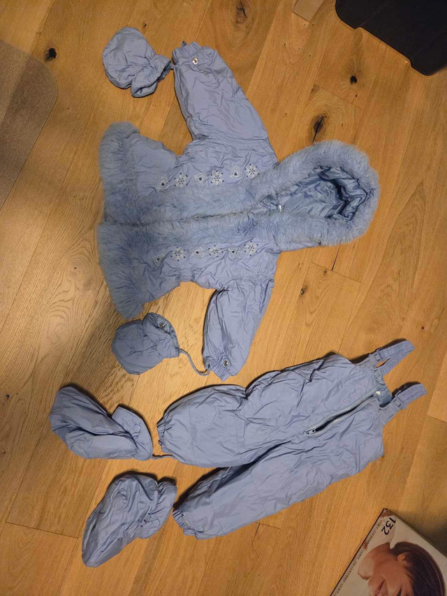 Girls 18- 24 month winter jacket with matching snow overalls