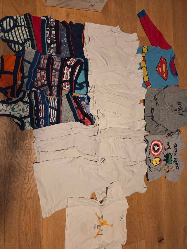 Boys 3 yr old under shirts and underwear